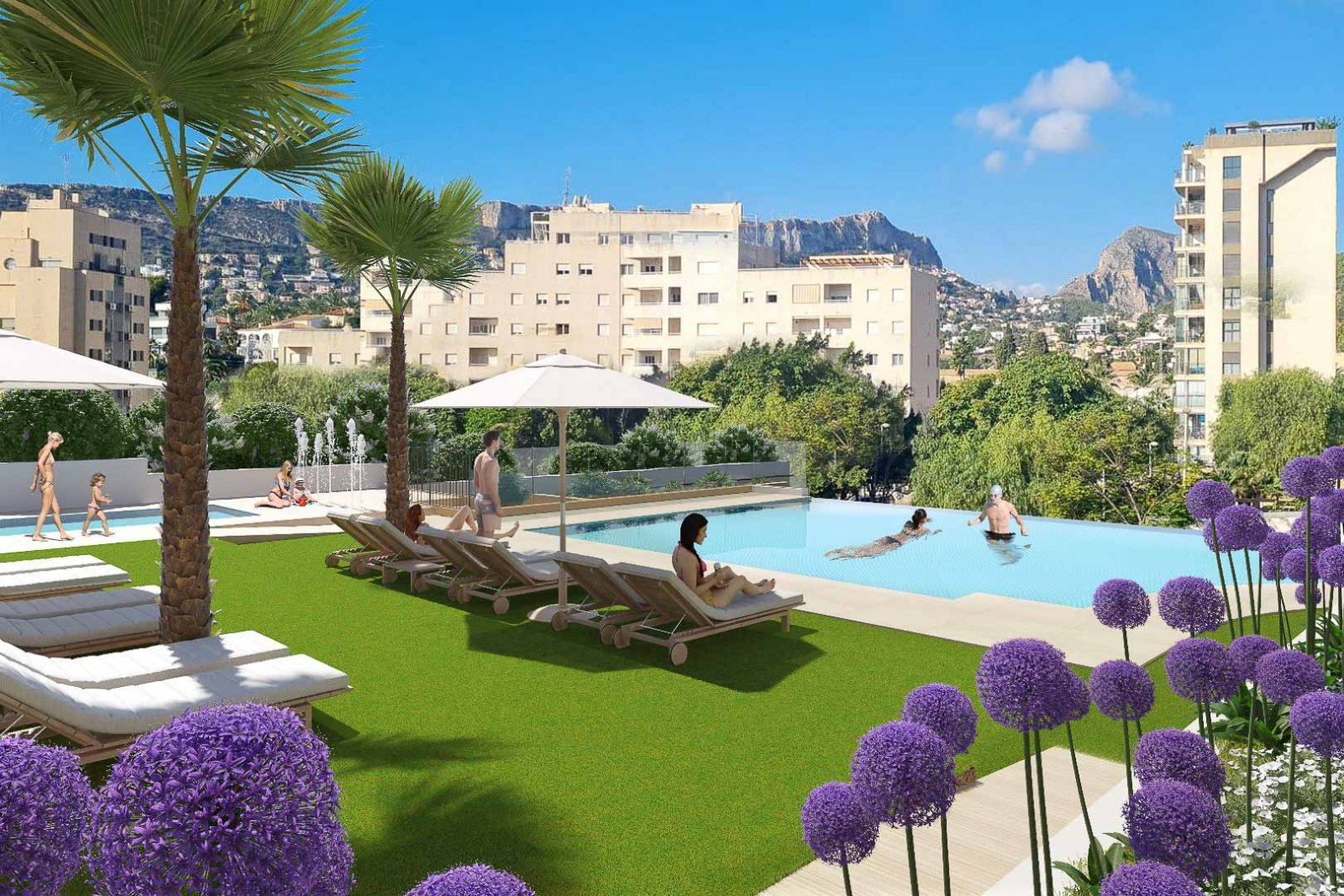8249CAL Neubau-Wohnungsprojekt zum Verkauf in Calpe.