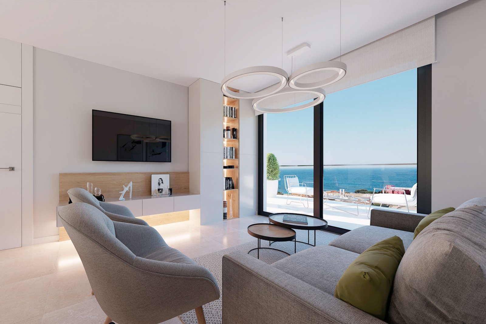8249CAL Neubau-Wohnungsprojekt zum Verkauf in Calpe.
