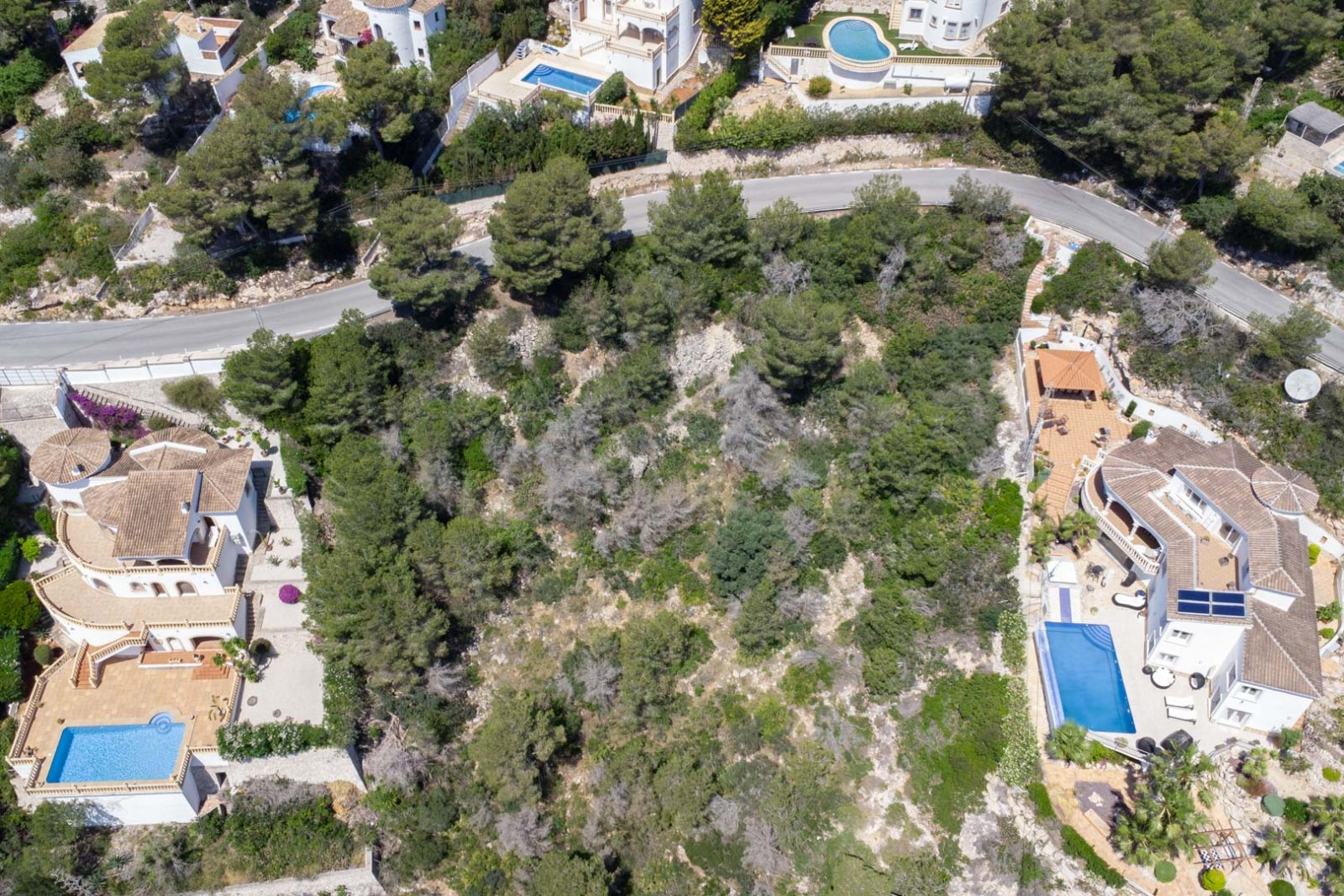 4532JAV Grundstück mit Meerblick zum Verkauf in Costa Nova-Granadella, Jávea